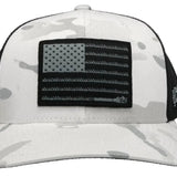HOOey Liberty Roper Camo (White/Black) - Trucker Cap - Hatcountry