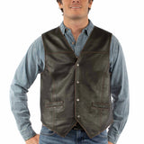 Scully Clint (2111 Leather) – Men's Vest