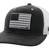 HOOey Liberty Roper (Charcoal/White) - Trucker Cap - Hatcountry