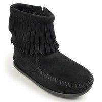 Black Moccasin Boots