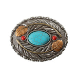 M&F Stone Feathers  - Belt Buckle