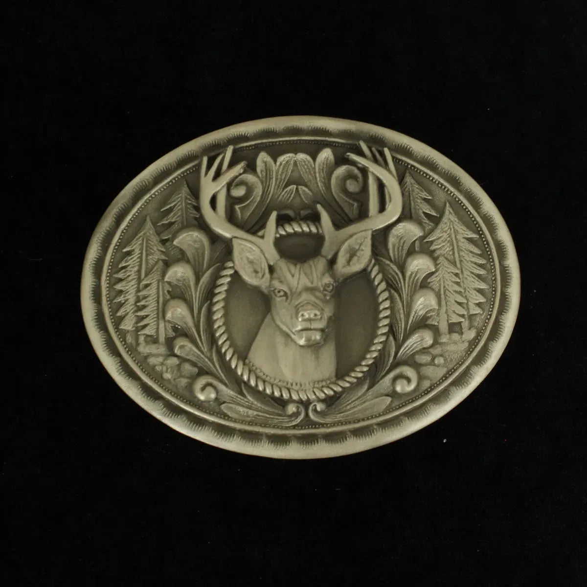 Nocona Buck Wild - Belt Buckle - Hatcountry