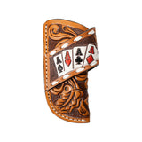 3D Floral Aces (Natural) -  Knife Sheath