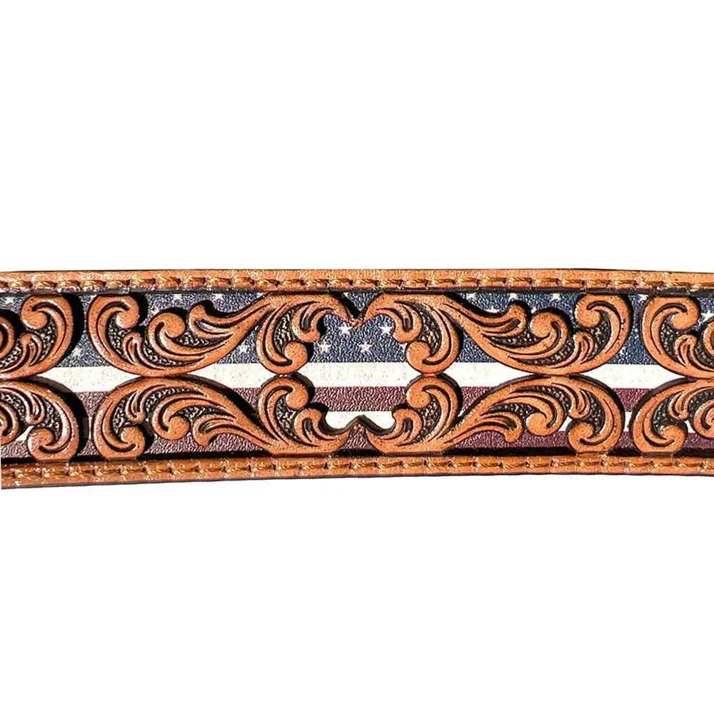 3D Patriotic USA Flag Mens Leather Belt Hatcountry – HatCountry