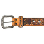 3D Patriotic USA Flag - Mens Leather Belt - Hatcountry