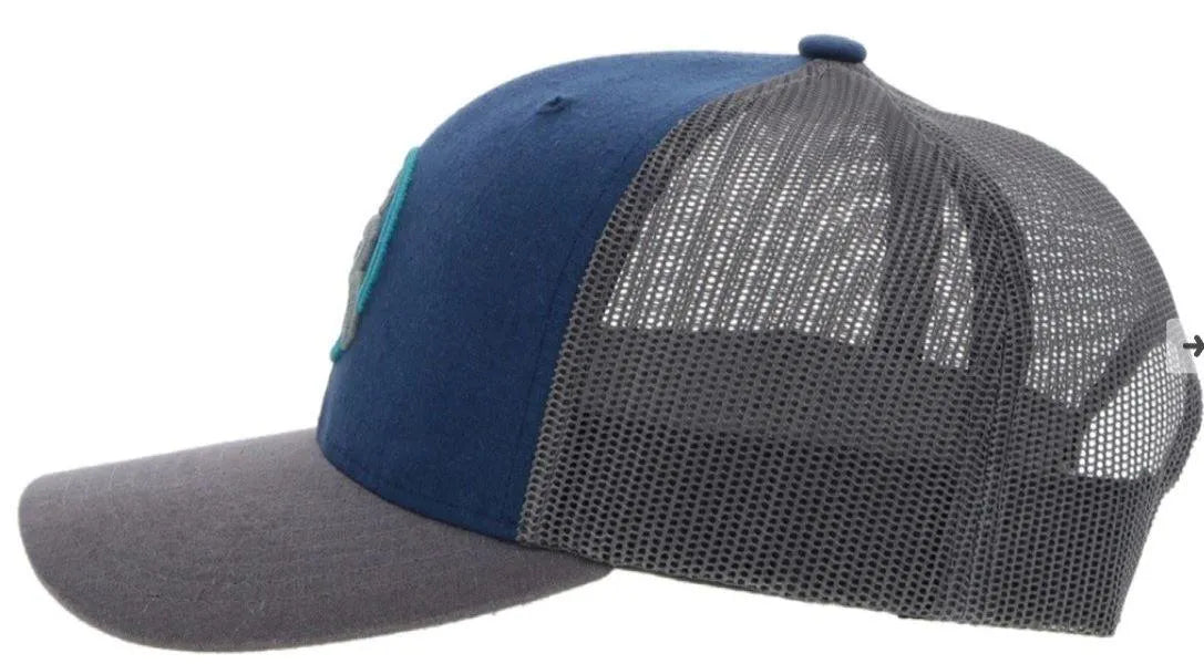 HOOey Roughy Strap (Blue/Grey) - Trucker Cap - Hatcountry