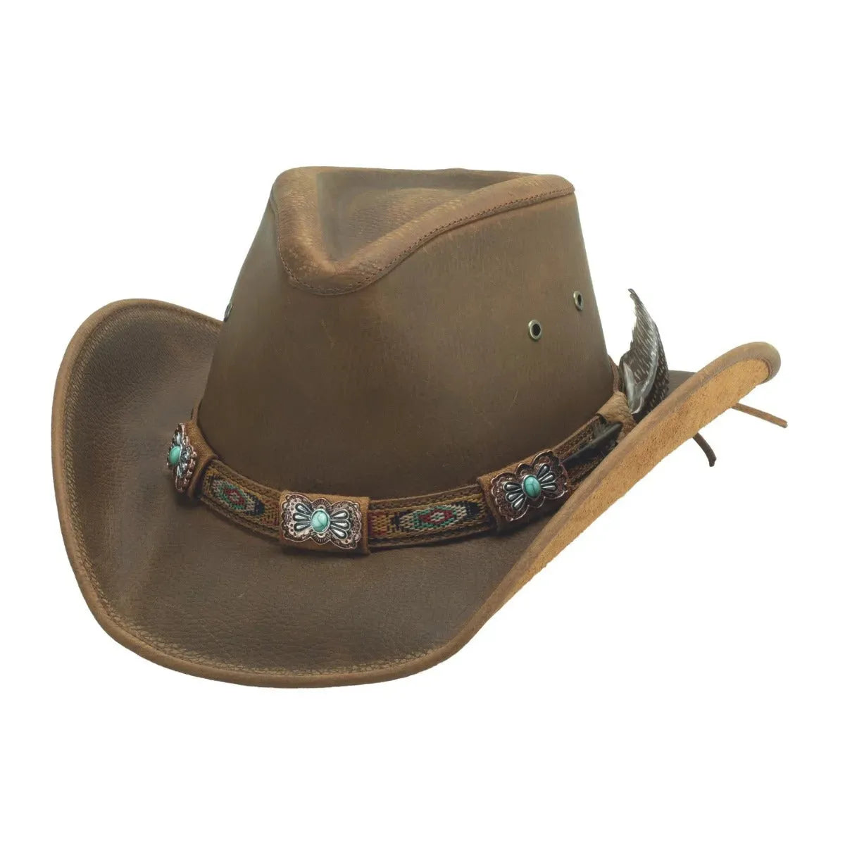 Bullhide Roswell - Leather Outback Hat - Hatcountry