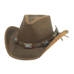 Bullhide Roswell - Leather Outback Hat - Hatcountry