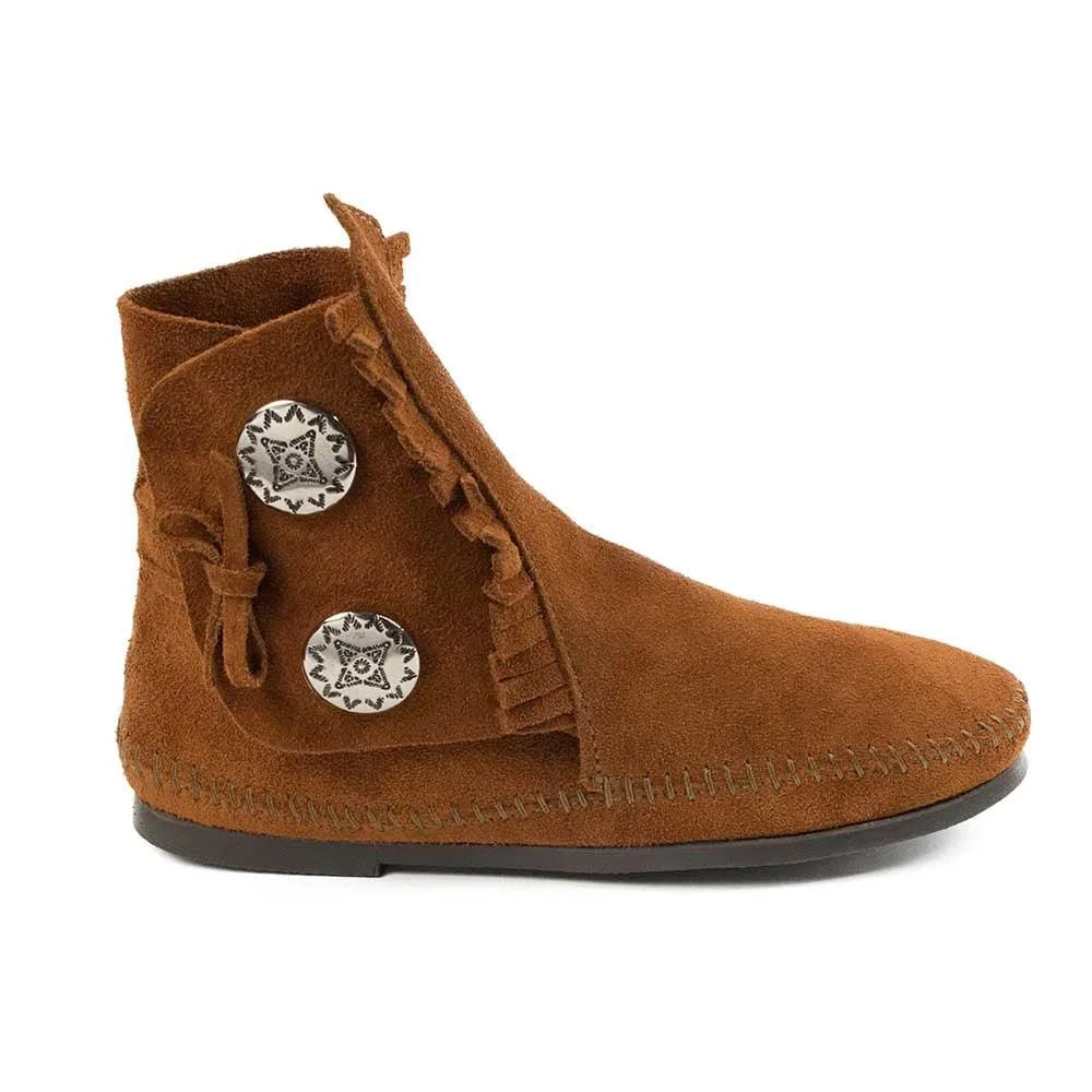 Minnetonka Two Button Hardsole Boot - Mens Boots - Hatcountry
