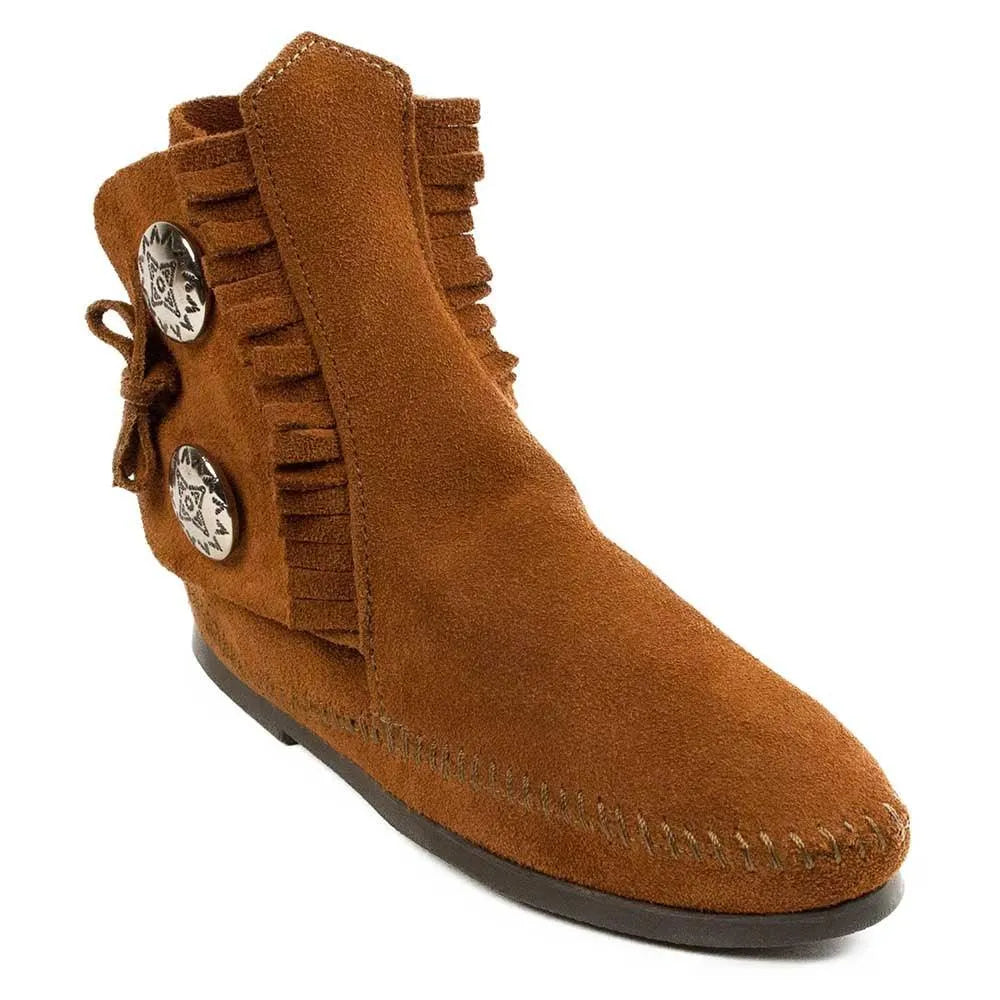 Minnetonka Two Button Hardsole Boot - Mens Boots - Hatcountry