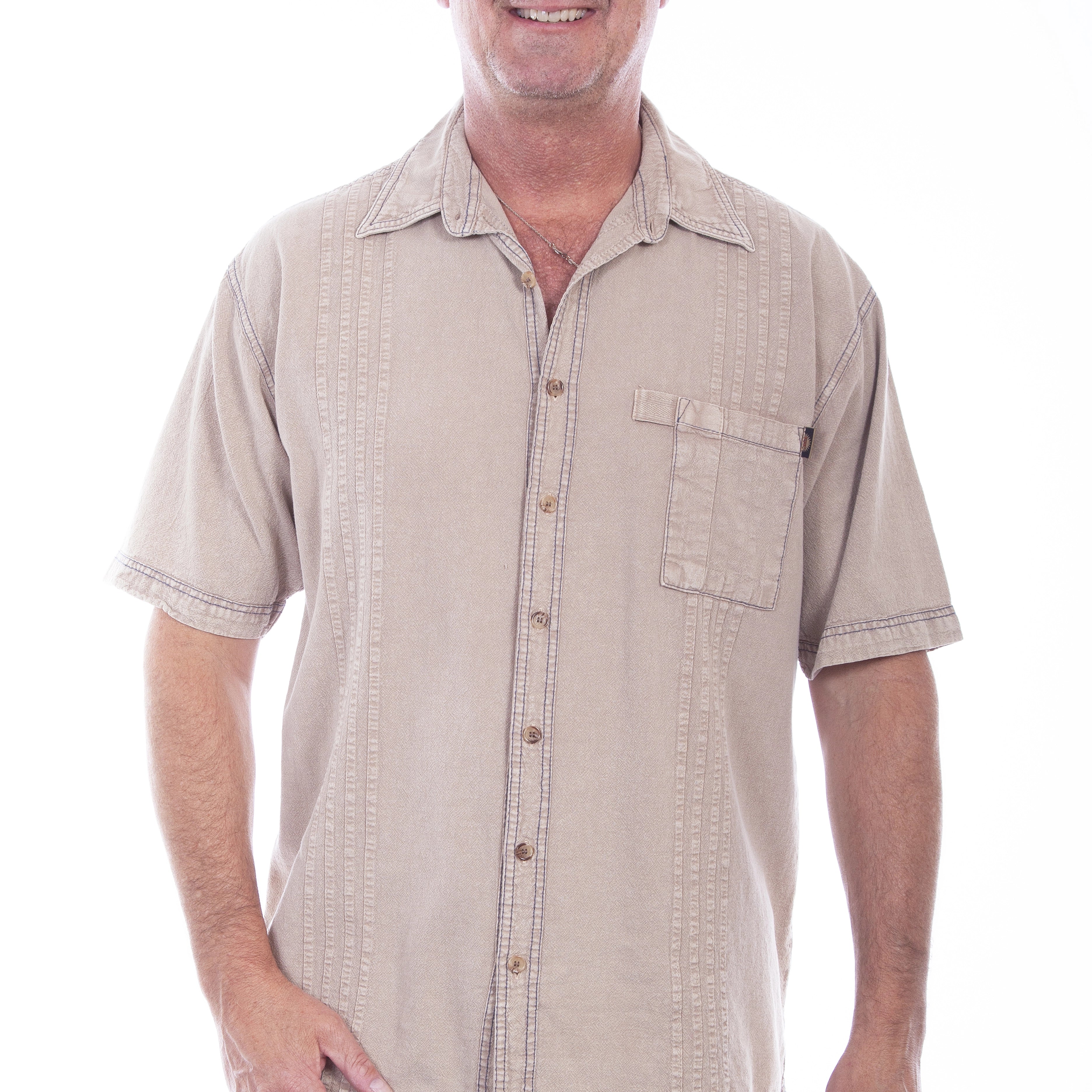 Scully Button Front (4800) - Men's Casual Shirt