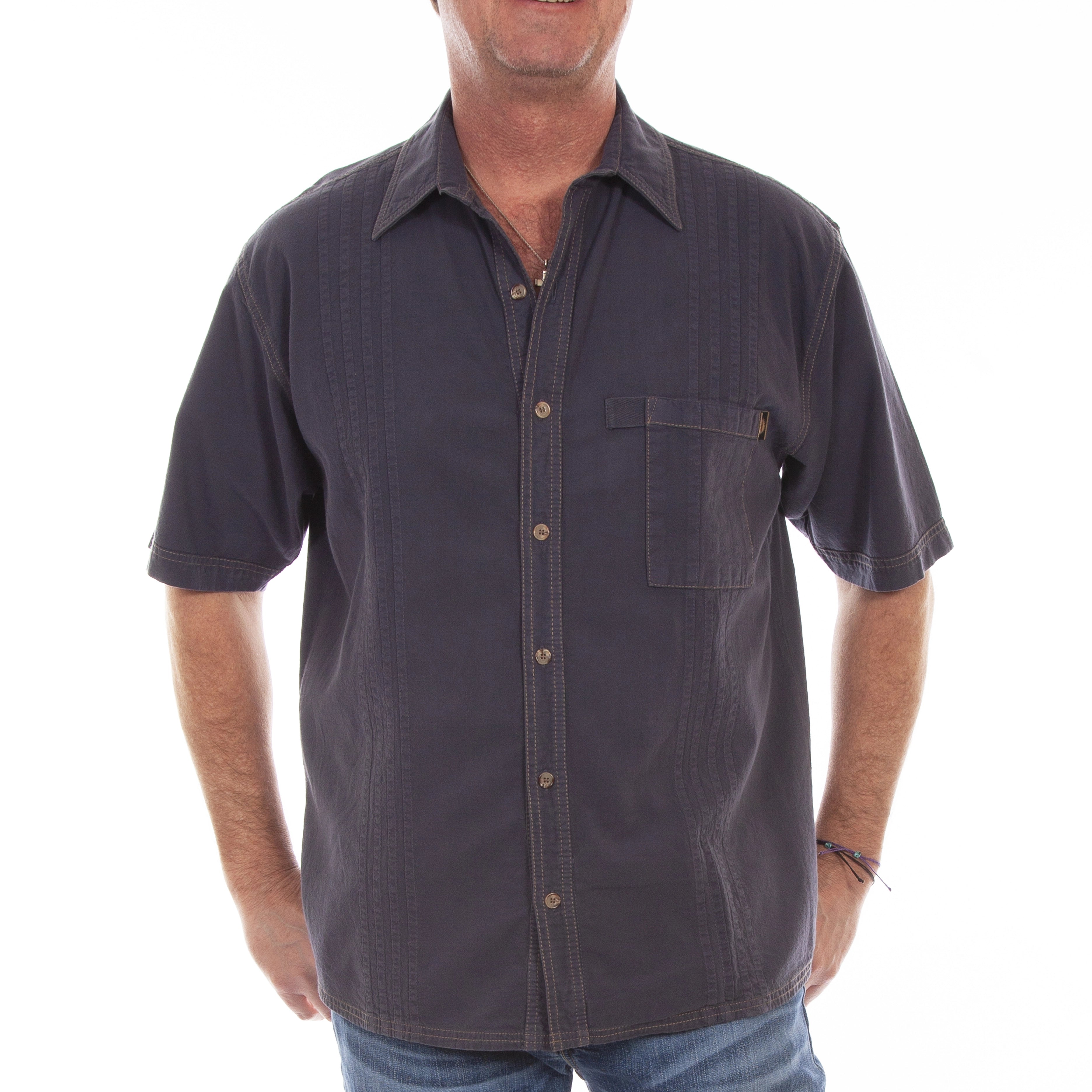 Scully Button Front (4800) - Men's Casual Shirt