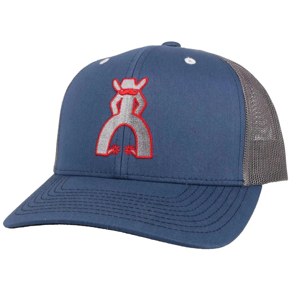 HOOey Punchy (Blue/Grey) - Trucker Cap - Hatcountry