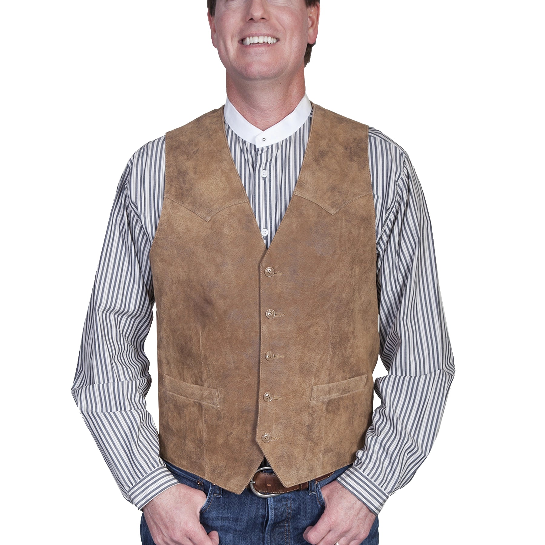 Scully Outrider (503 Calf Suede) – Men's Vest