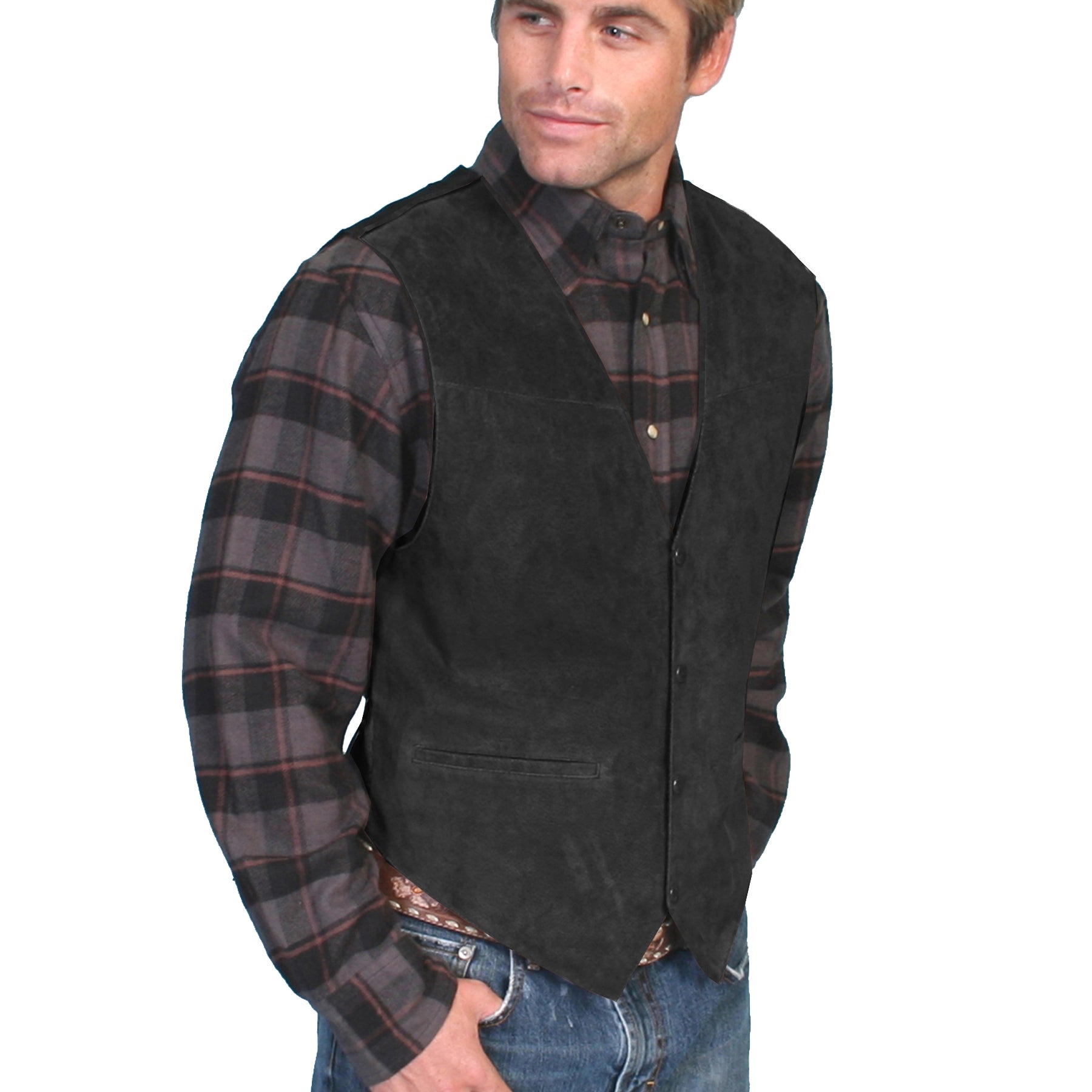 Scully Jackson (504 Boar Suede) – Men's Vest