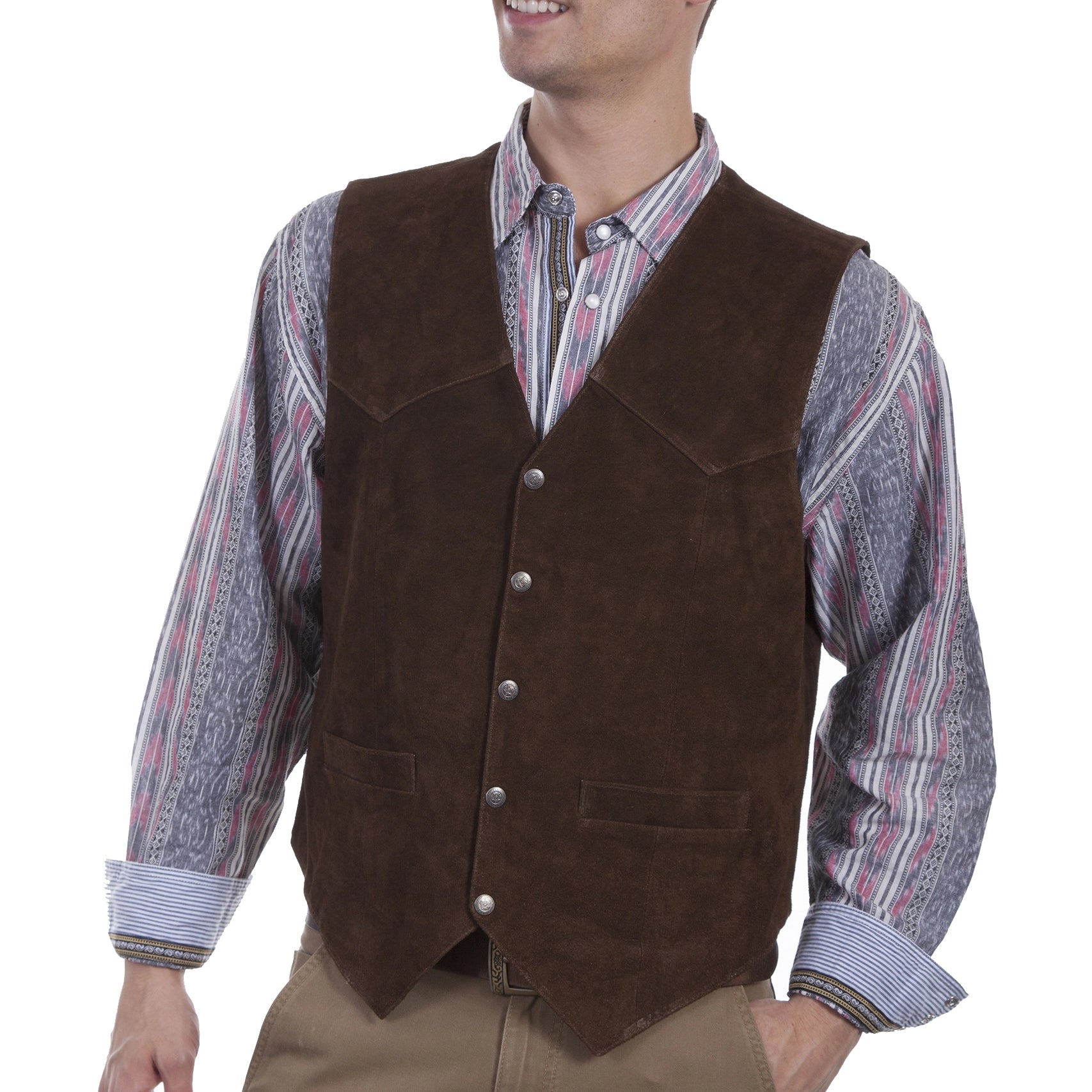 Scully Open Range (507 Suede Leather) – Men's Vest