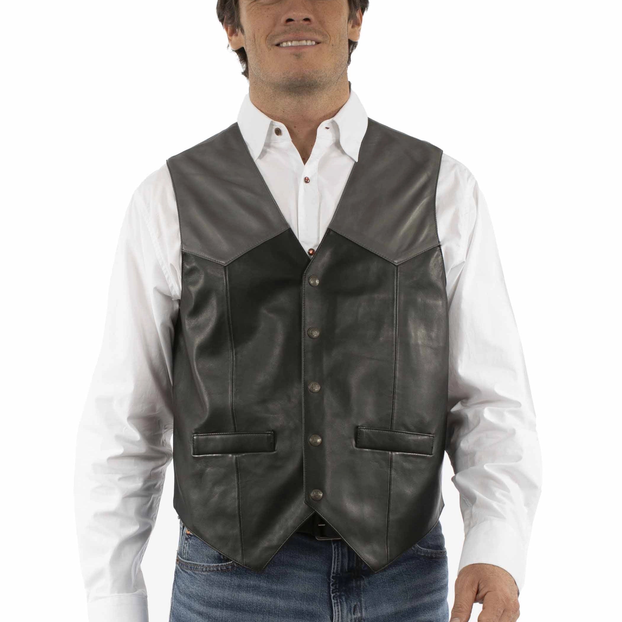 Scully Open Range (507 Leather) – Men's Vest