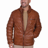 Scully 512 Ribbed Leather - Men's Leather Jacket
