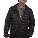 Scully 512 Ribbed Leather - Men's Leather Jacket