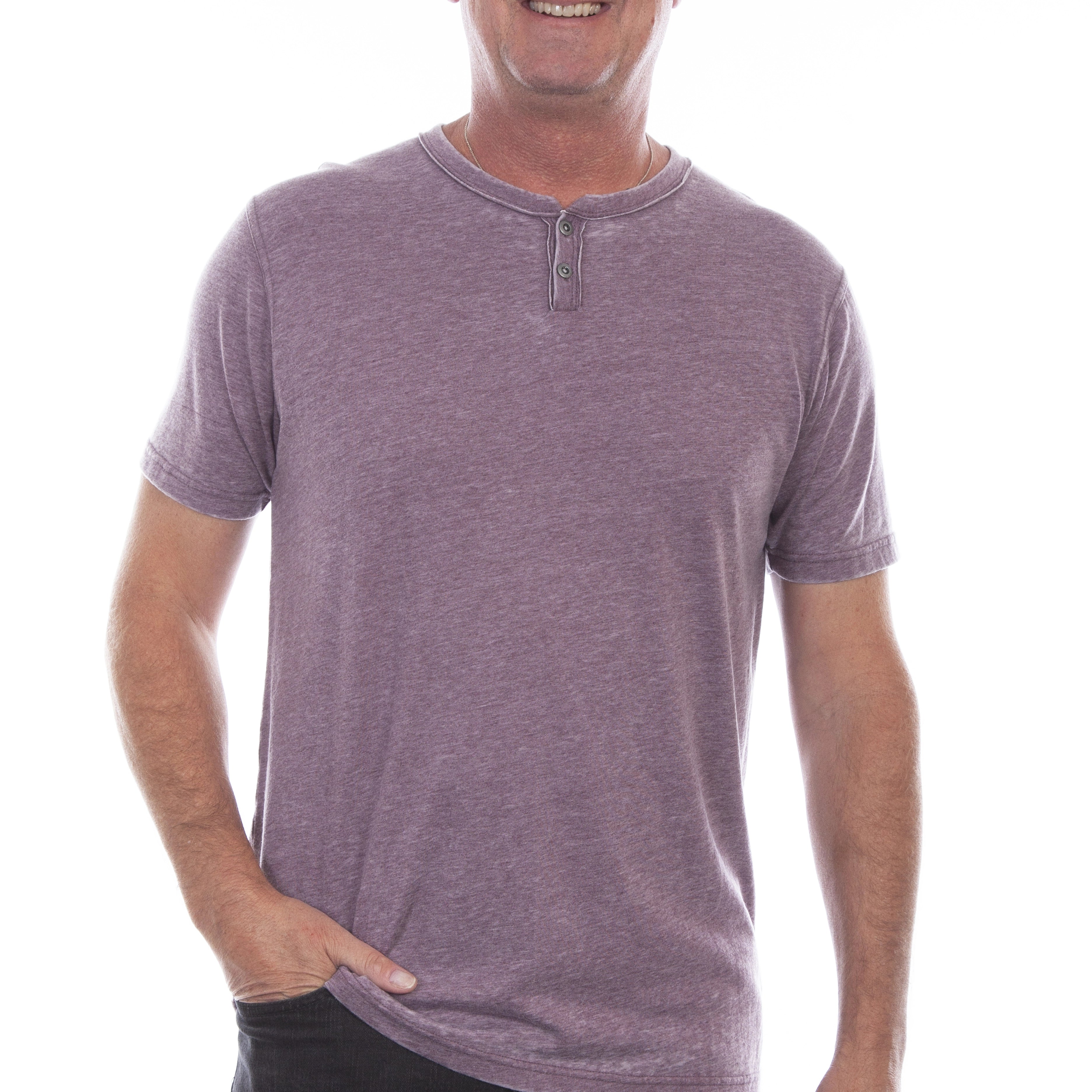 Scully Placket Neck (5323) - Men's T-Shirt