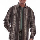 Scully Ridgeview - Men's Western Flannel Shirt Jacket