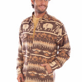 Scully Buffalo Run - Men's Western Flannel Shirt Jacket