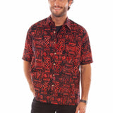 Scully Batik Tribal (5348) - Men's Casual Shirt