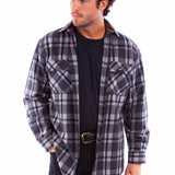 Scully Stone Ridge - Men's Western Wool Flannel Shirt
