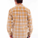 Scully One Pocket (5357) - Men's Corduroy Plaid Shirt
