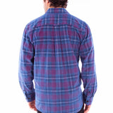 Scully One Pocket (5360) - Men's Corduroy Plaid Shirt