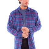 Scully One Pocket (5360) - Men's Corduroy Plaid Shirt