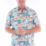 Scully Hawaiian Images (5374) - Men's Casual Shirt