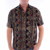 Scully Button Front Batik (5379) - Men's Casual Shirt
