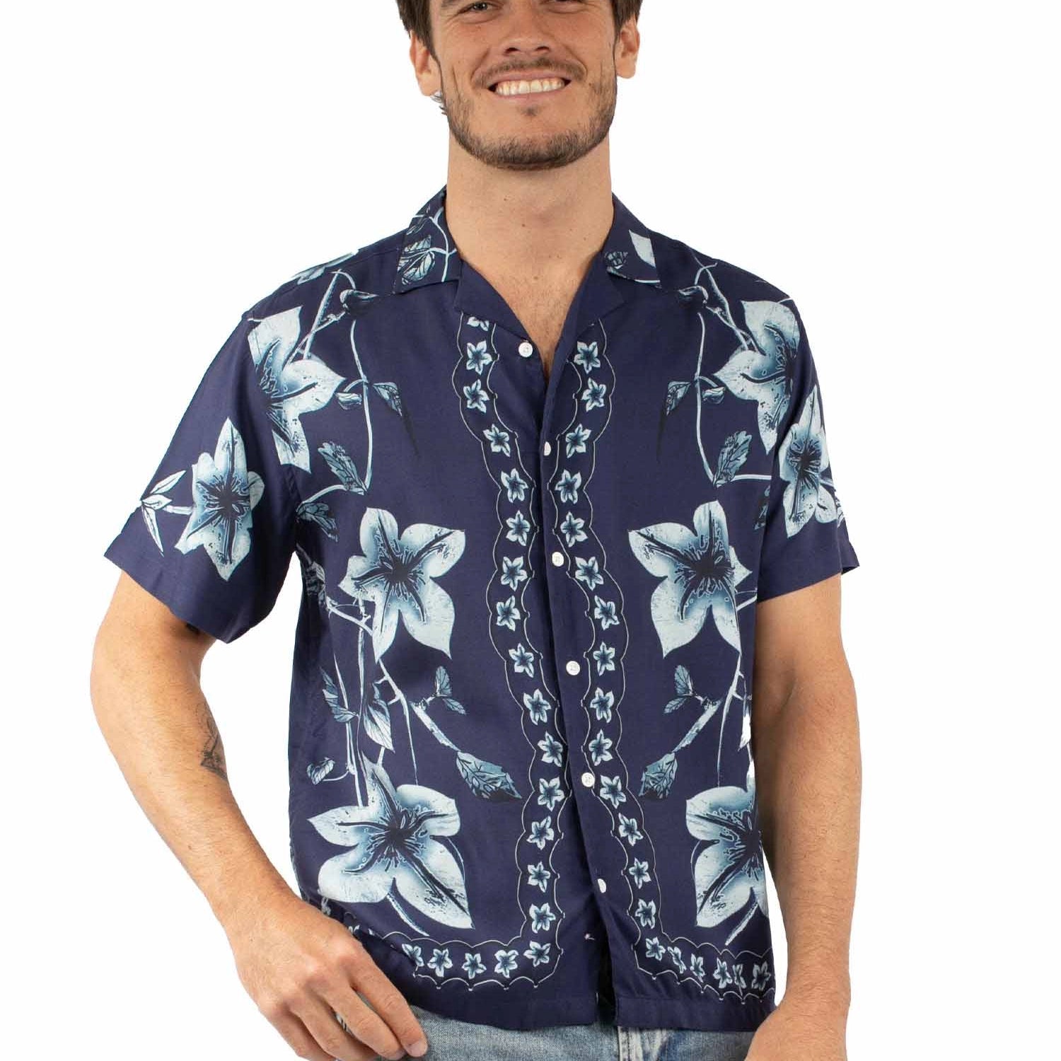 Scully Hawaiian Orchid (5394) - Men's Casual Shirt
