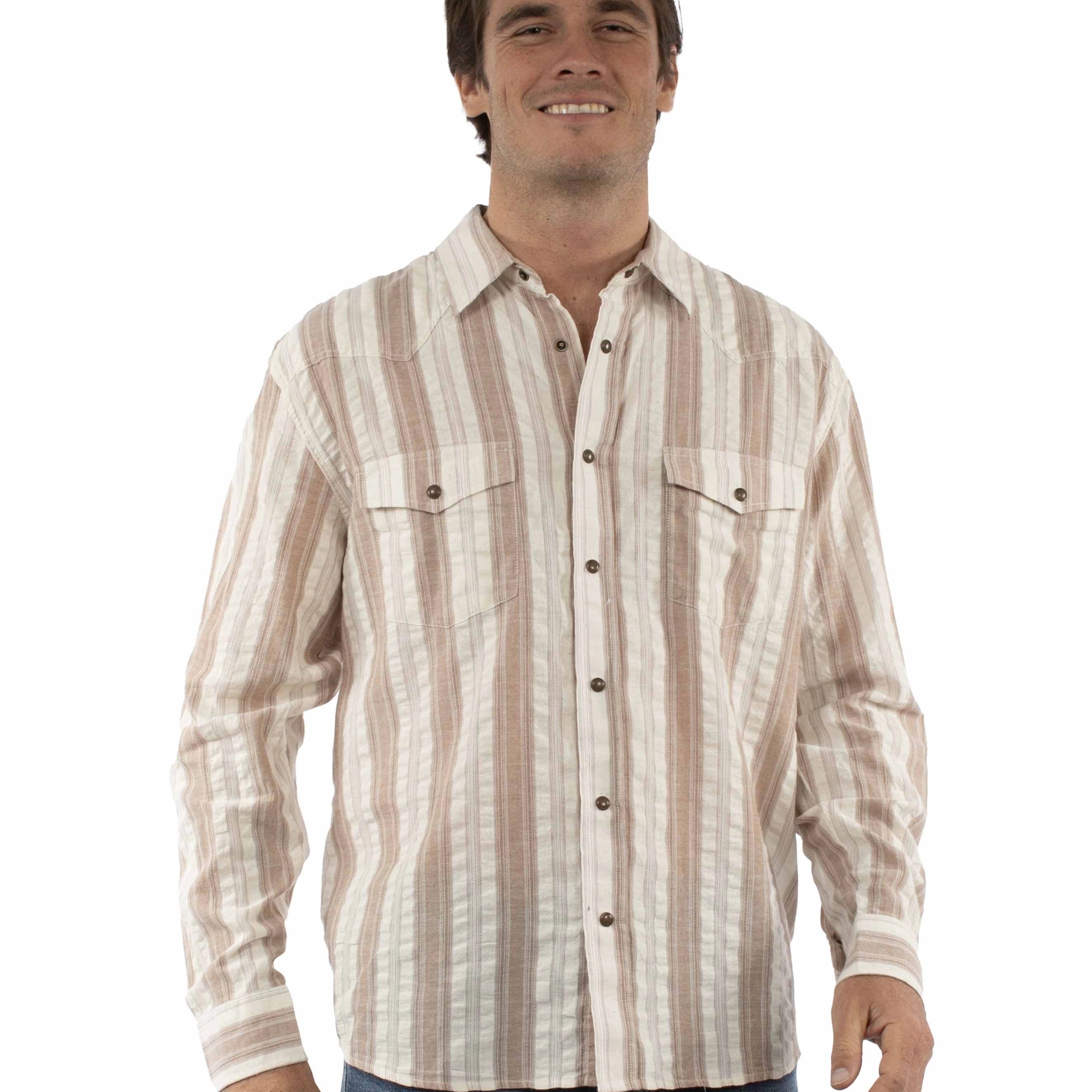 Scully Seersucker (5406) - Men's Western Shirt