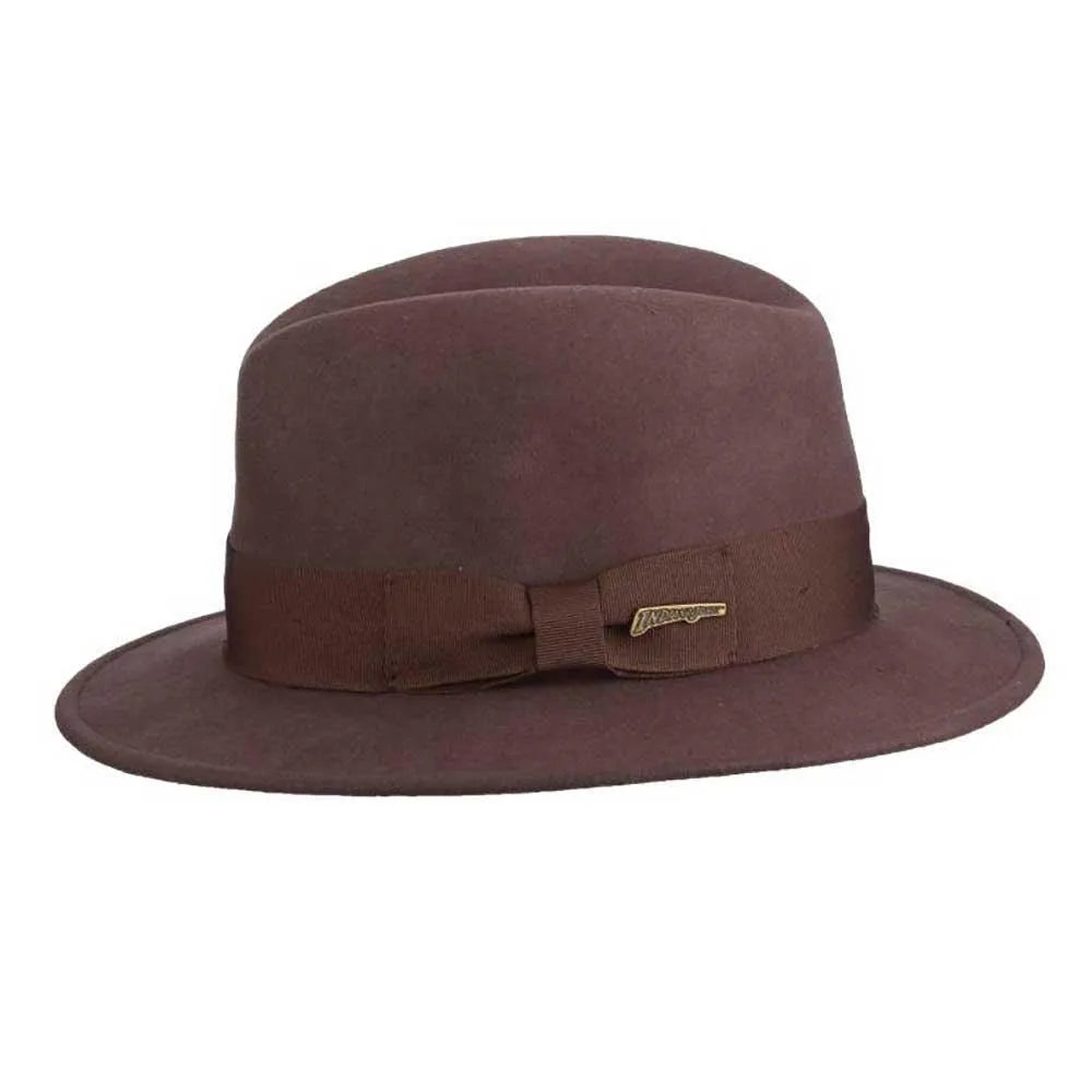Indiana Jones™ Ravenwood - Water Repellent Soft Wool Felt Fedora Hat - Hatcountry