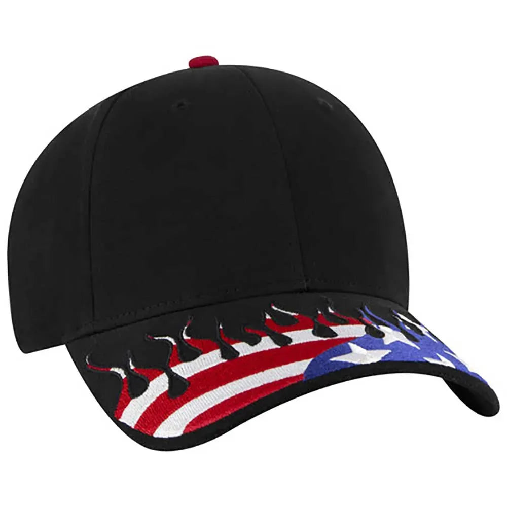 Flames of Glory - Cotton Ball Cap - Hatcountry