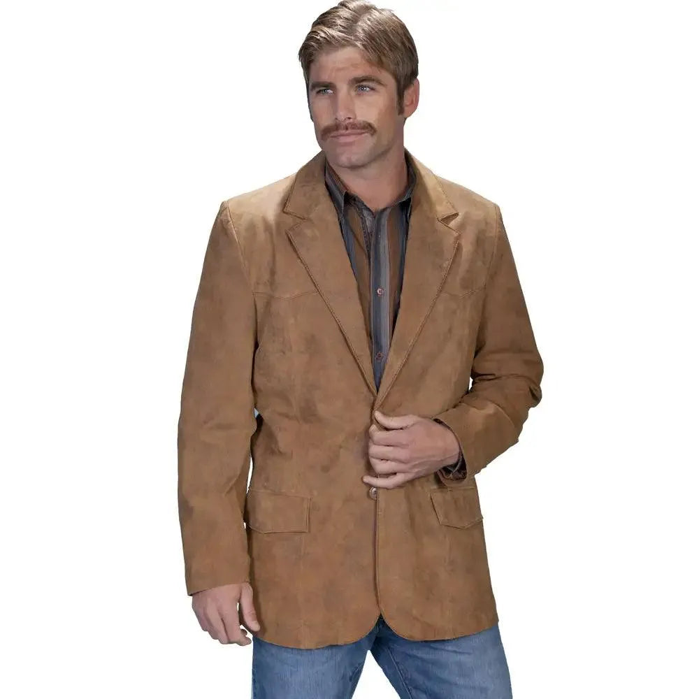 Scully Beau Leather Blazer - Mens Jacket - Hatcountry