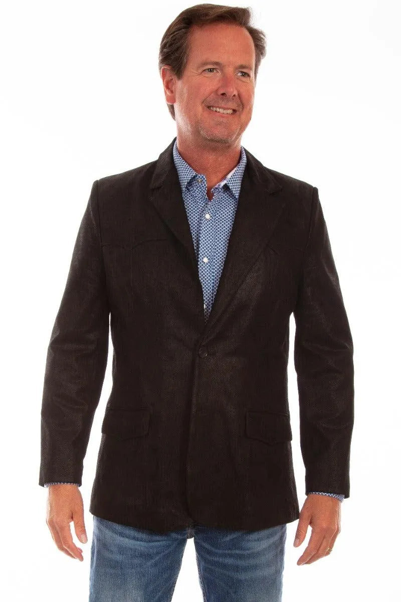 Scully Beau Leather Blazer - Mens Jacket - Hatcountry