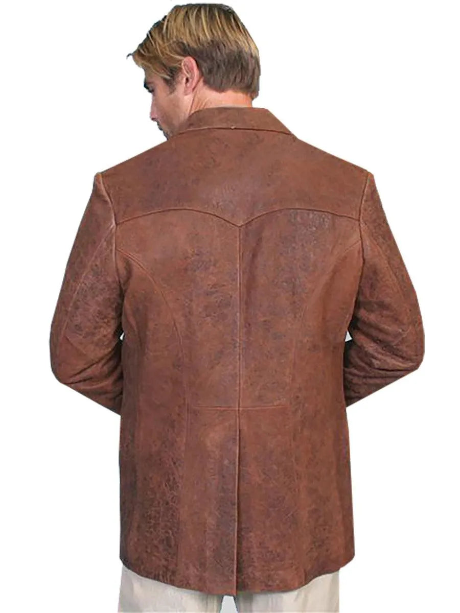 Scully Beau Leather Blazer - Mens Jacket - Hatcountry