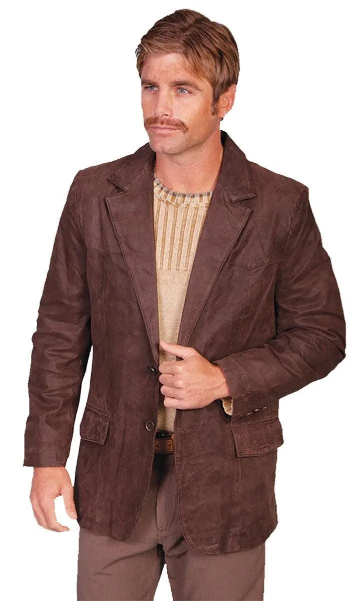 Scully Beau Leather Blazer - Mens Jacket - Hatcountry