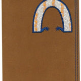 HOOey "Punchy" (Brown/Orange/Blue) - Men's Rodeo Wallet