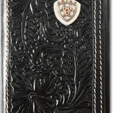 Ariat Floral Shield - Mens Tri-Fold Wallet