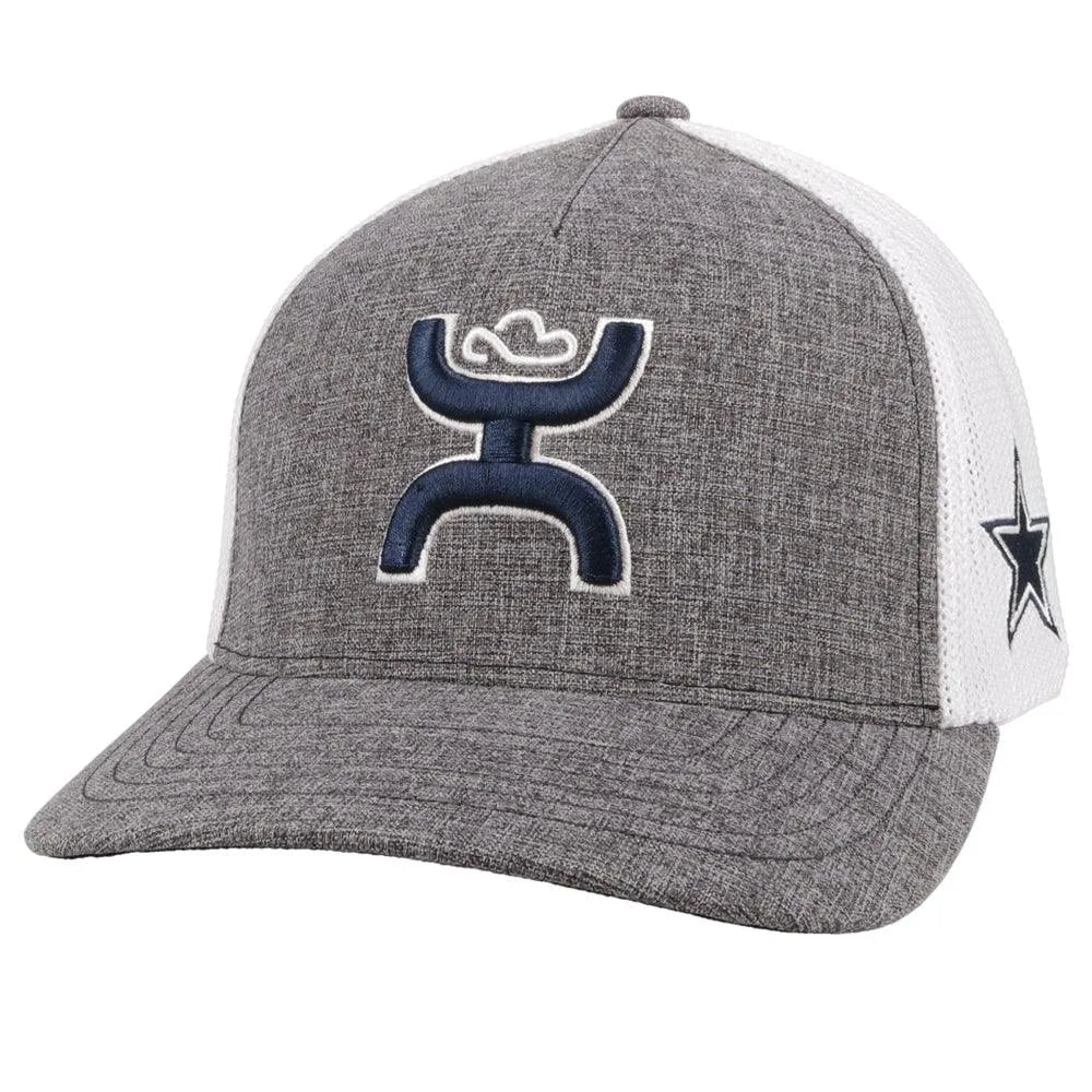 HOOey NFL Dallas Cowboys (Grey/White) - Trucker Cap - Hatcountry