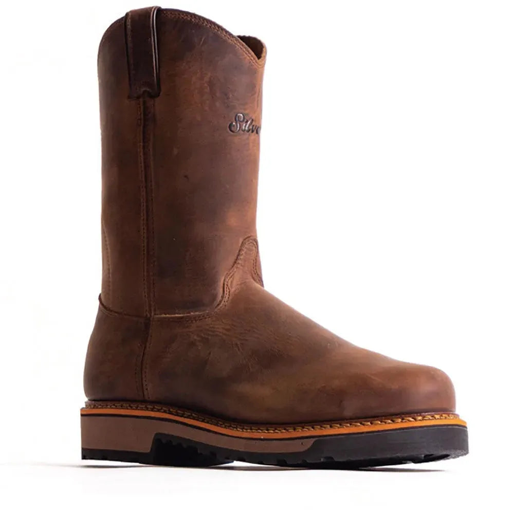 Silverado by Abilene Joe 10" (Steel Toe) - Dual Density Sole Leather Cowboy Boots - Hatcountry