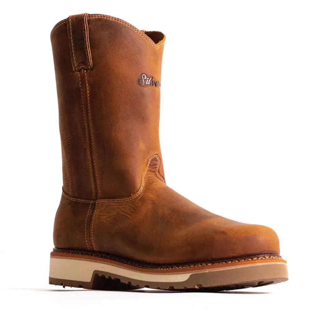 Silverado by Abilene Joe 10" (Steel Toe) - Dual Density Sole Leather Cowboy Boots - Hatcountry