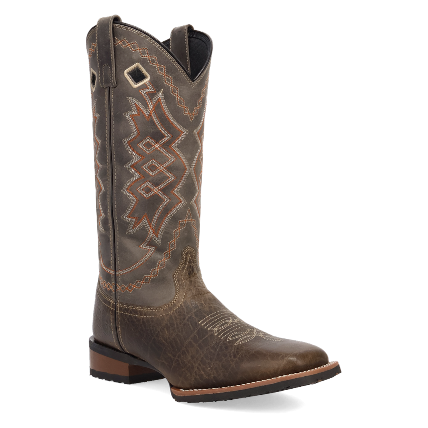Vtg Laredo Brown Nico Leather Western Style Boots Men\'s Size 10EE Distressed USA Laredo NIco - Mens Leather Cowboy Boots | Hatcountry  main image 2