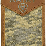 Ariat Camo USA Flag (Green) - Men's Rodeo Wallet