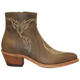 Rawhide Murphy - Women's Leather Cowgirl Booties