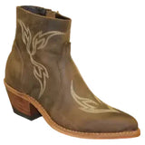 Rawhide Murphy - Women's Leather Cowgirl Booties